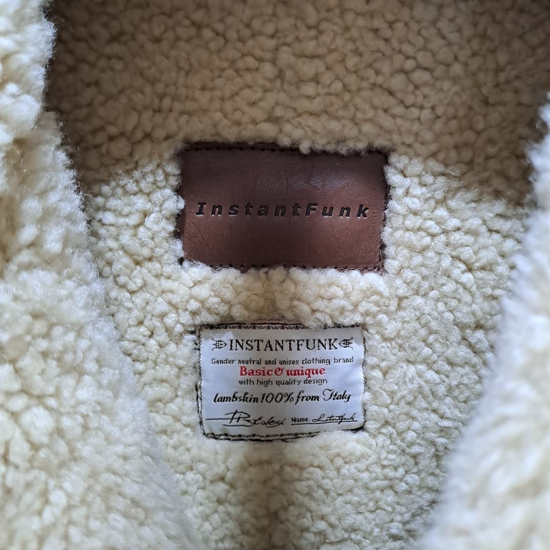 (택포) 인스턴트펑크 양가죽 양털 더블 롱무스탕 1 A993 상품이미지9