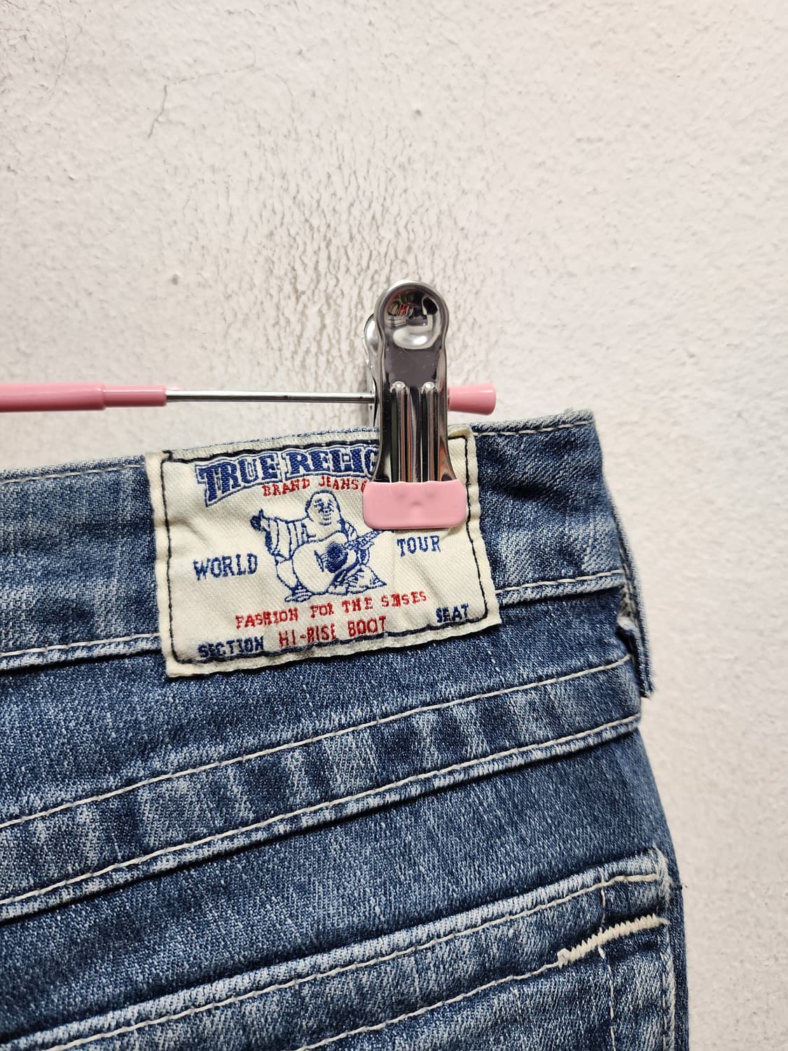 트루릴리전 큐빅디테일 HI-RISE BOOT 부츠컷 데님 상품이미지4