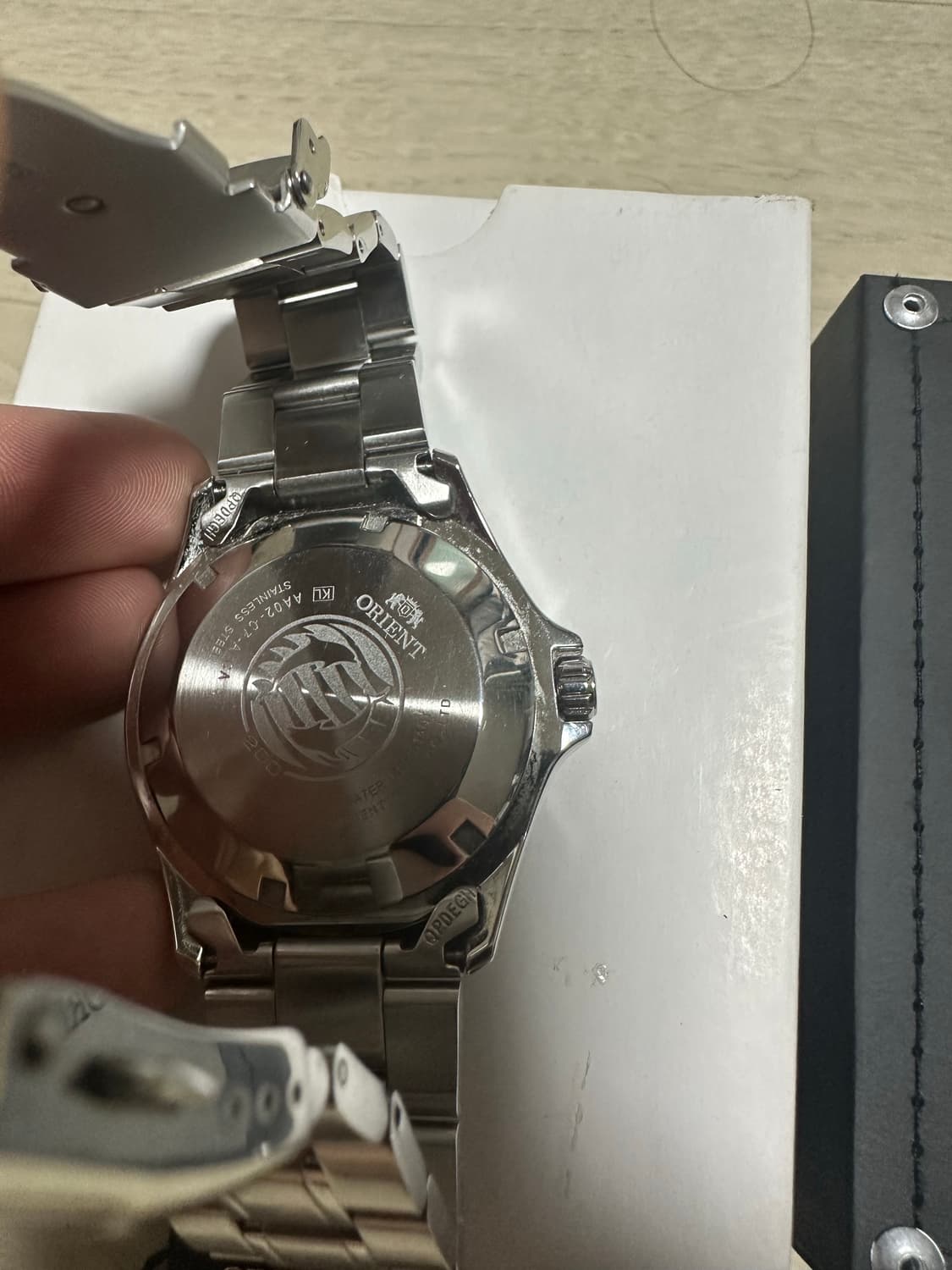 오리엔트 레이2 청판 다이버 시계 판매합니다. 상품이미지4