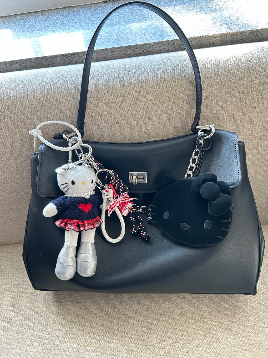 (28)❣️ 롱다리 키티 하트 니트 커스텀 키링 💋 상품이미지2