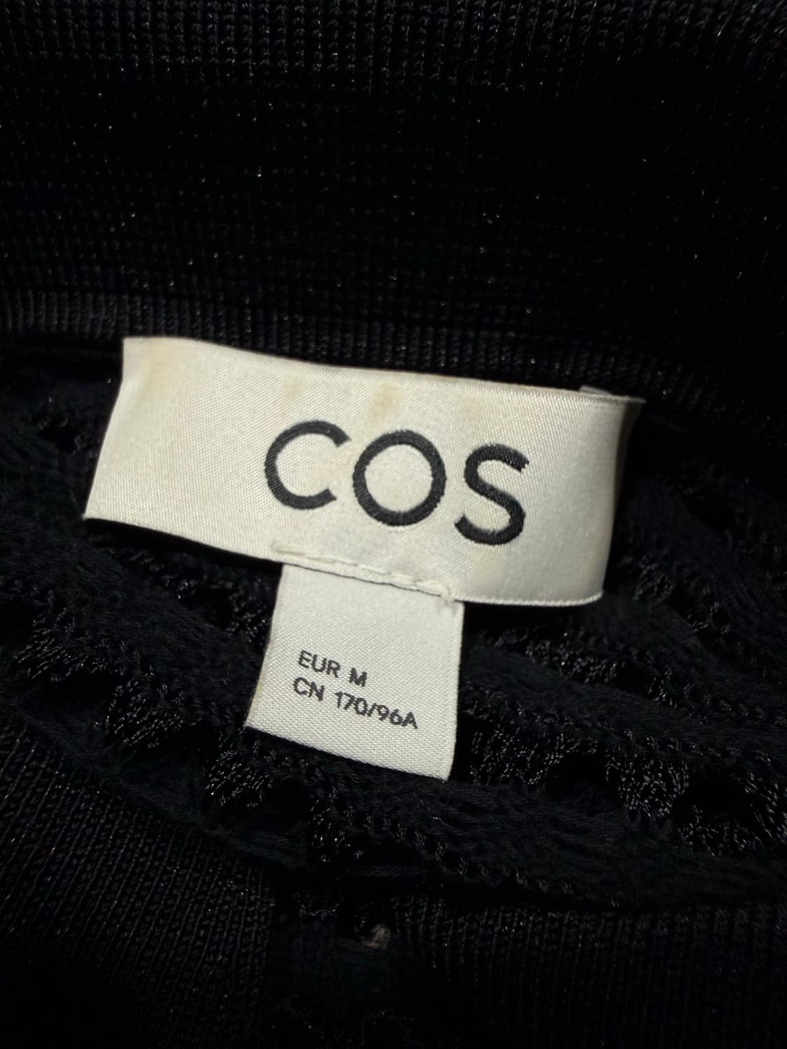Cos 코스 메쉬 니티드 카라티 상품이미지3