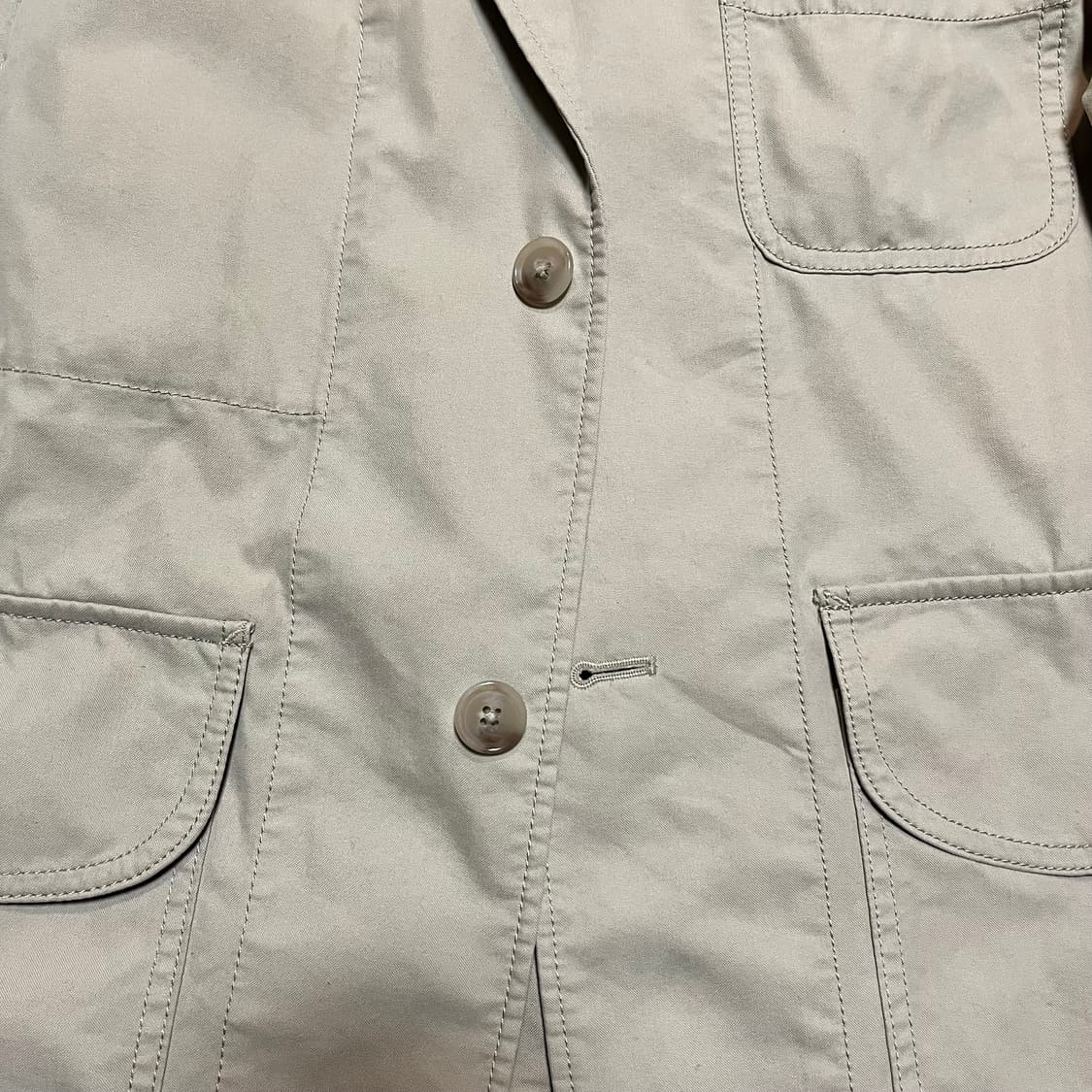 Espionage 코튼 스포츠 자켓 베이지 상품이미지4