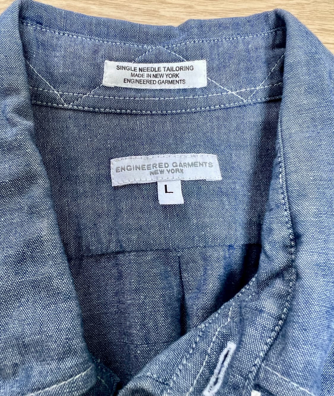 엔지니어드가먼츠 샴브레이 셔츠 상품이미지2