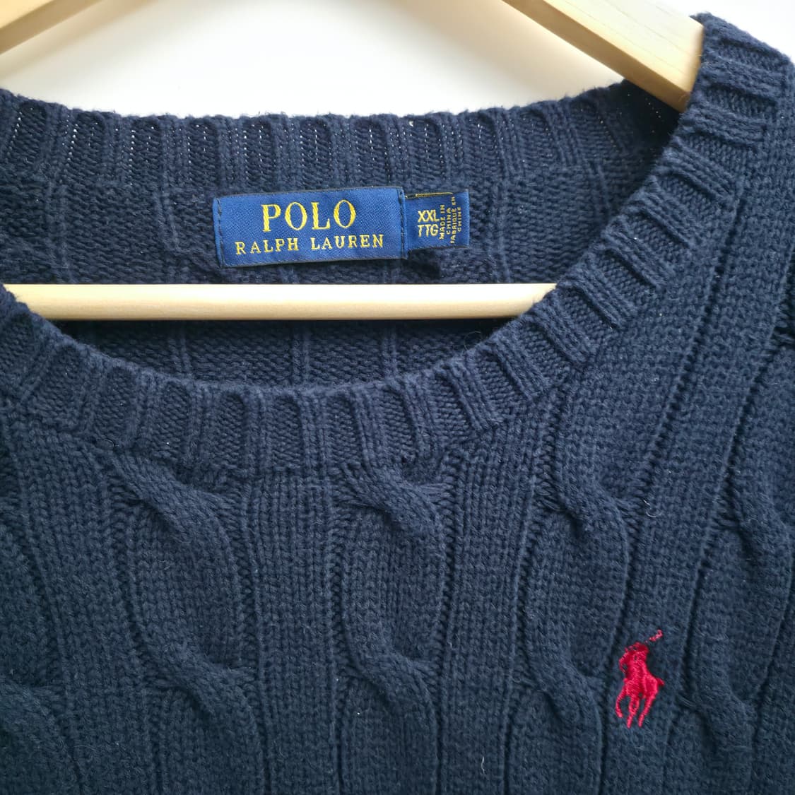 [XXL] 폴로 랄프로렌 네이비 케이블 니트 상품이미지4