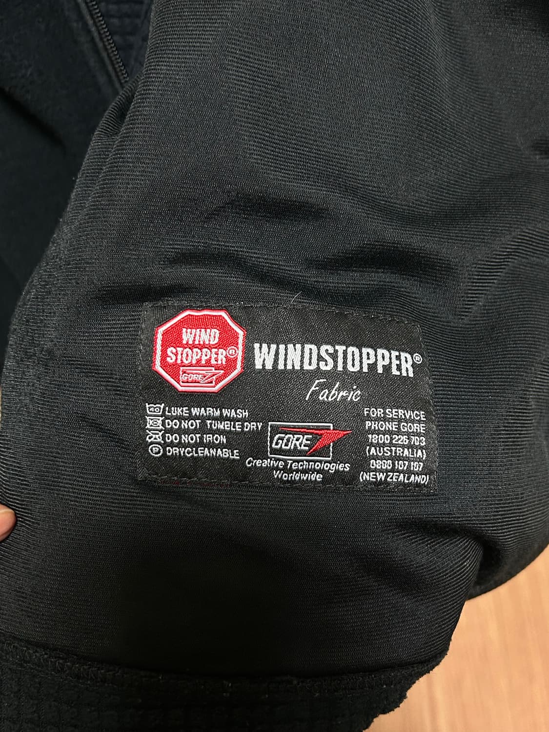 정품) 아크테릭스 윈드스토퍼 플리스 자켓 블랙 S 상품이미지3