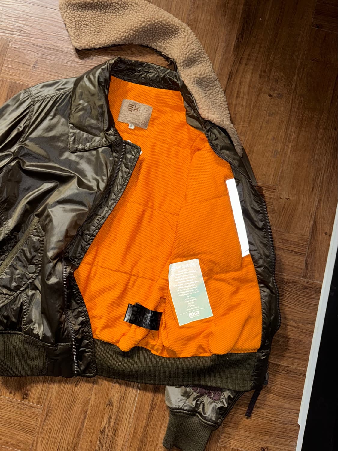 EXR 패치 항공점퍼 상품이미지8