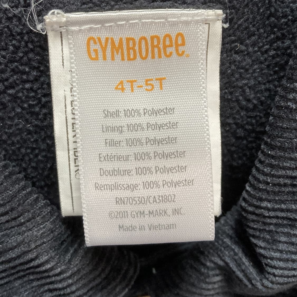 짐보리 키즈 캐주얼 퀼팅자켓 4-5세  상품이미지3