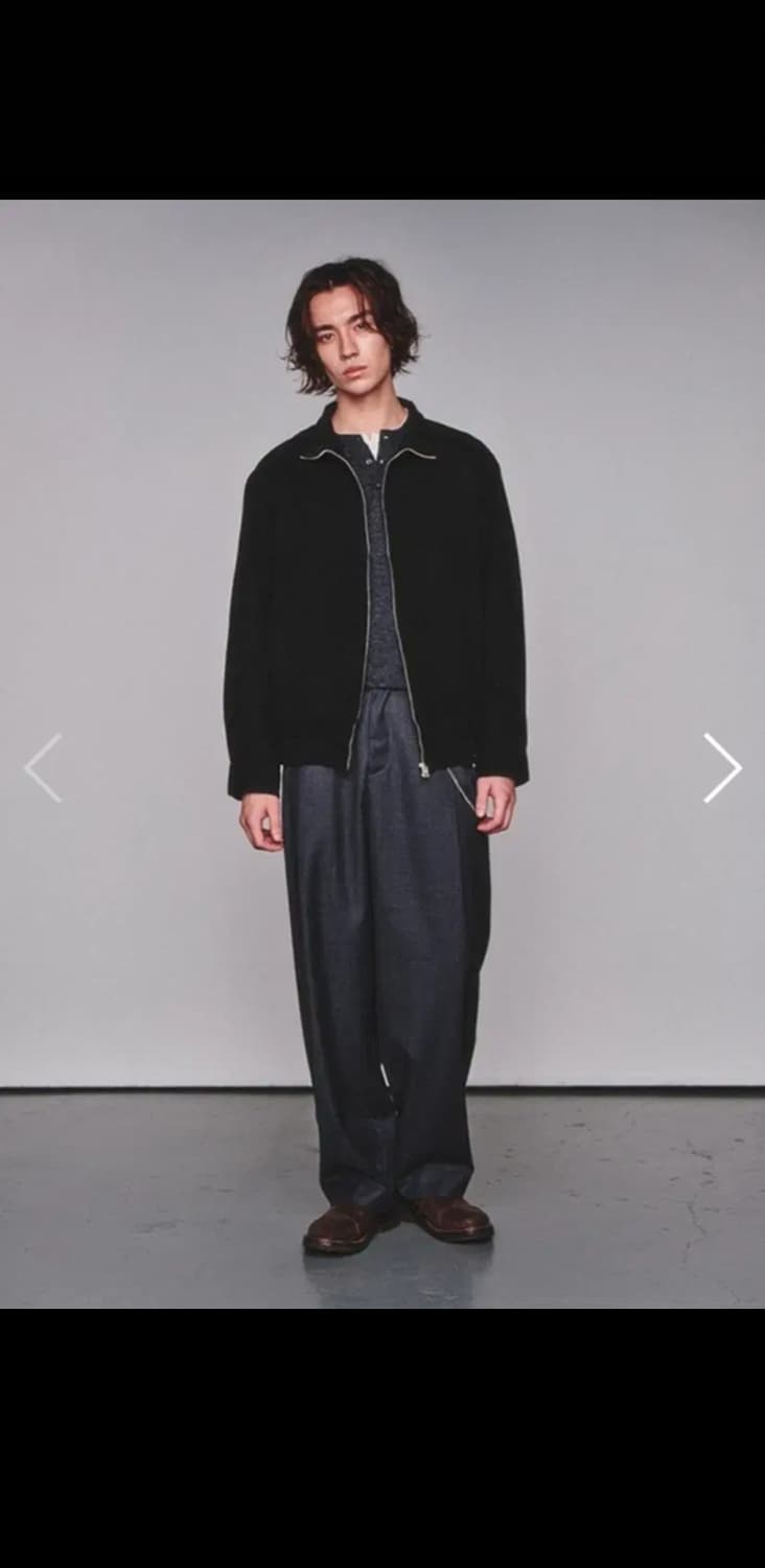 새상품) 아트이프액츠 워시드 레더 칼라 컬러 자켓 블랙 L 상품이미지1