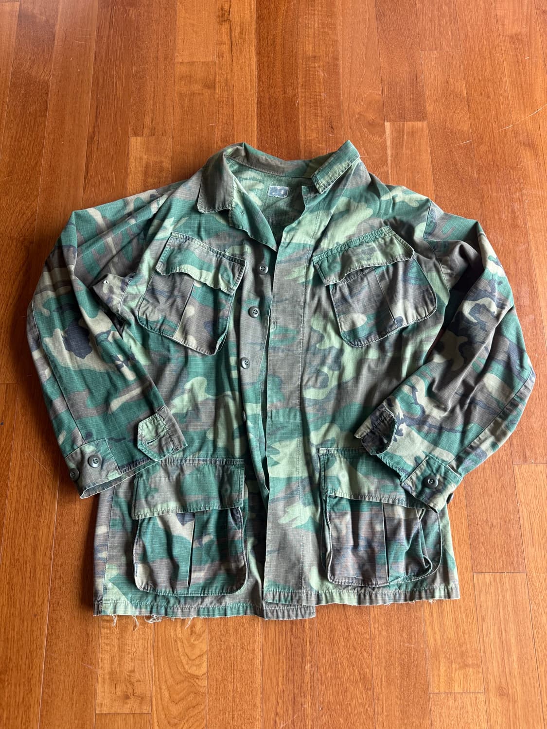 60s 오리지널 usmc 립스탑 정글퍼티그 상품이미지1