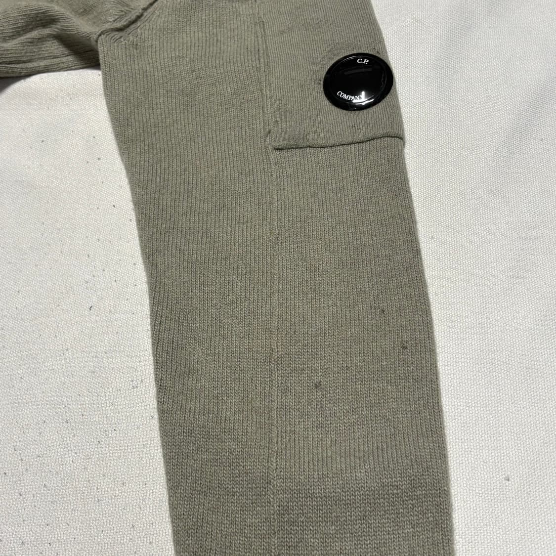 100 C.P. 컴퍼니 화이트 멜란지 울 크루넥 니트 상품이미지10