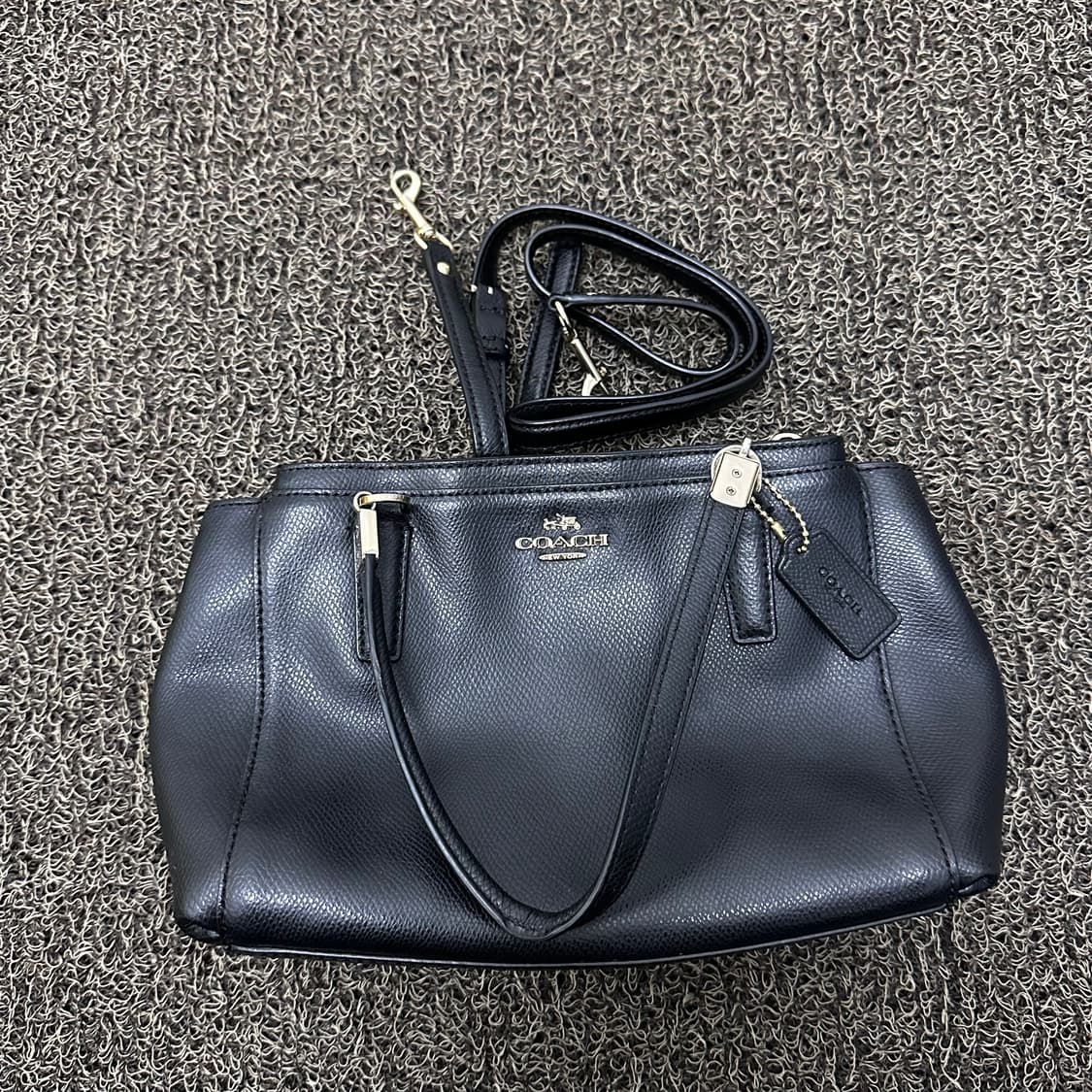 COACH 코치 정품 숄더 크로스백 블랙 상품이미지7