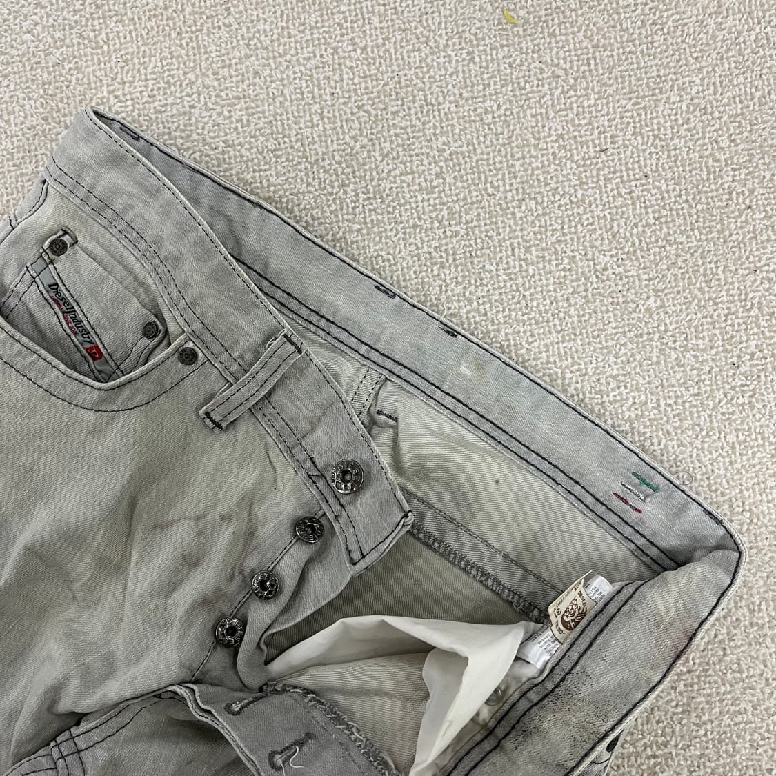 [31] 디젤 워싱 데님 청바지 0114M1 상품이미지2