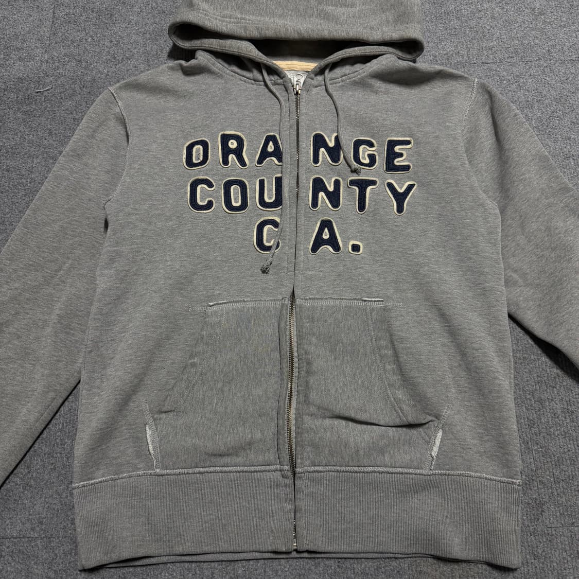 홀리스터 그레이 후드집업 M 상품이미지2