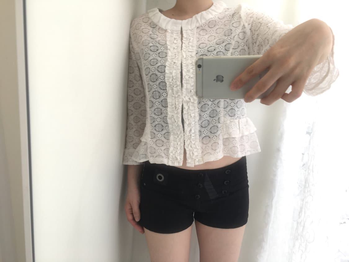 eyelet cotton blouse 상품이미지3