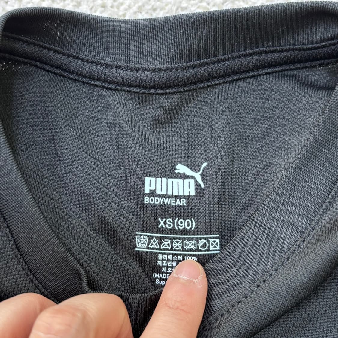 XS 푸마 포인트로고 기능성 반팔 티셔츠 0416E 상품이미지3