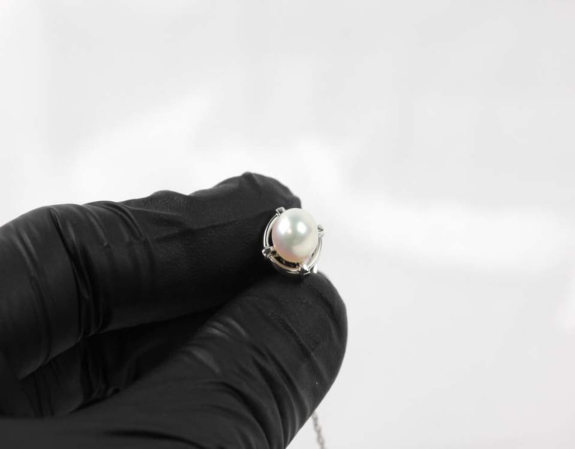 미키모토 천연진주 S등급 핀 뱃지 포인트 빈티지 상품이미지9