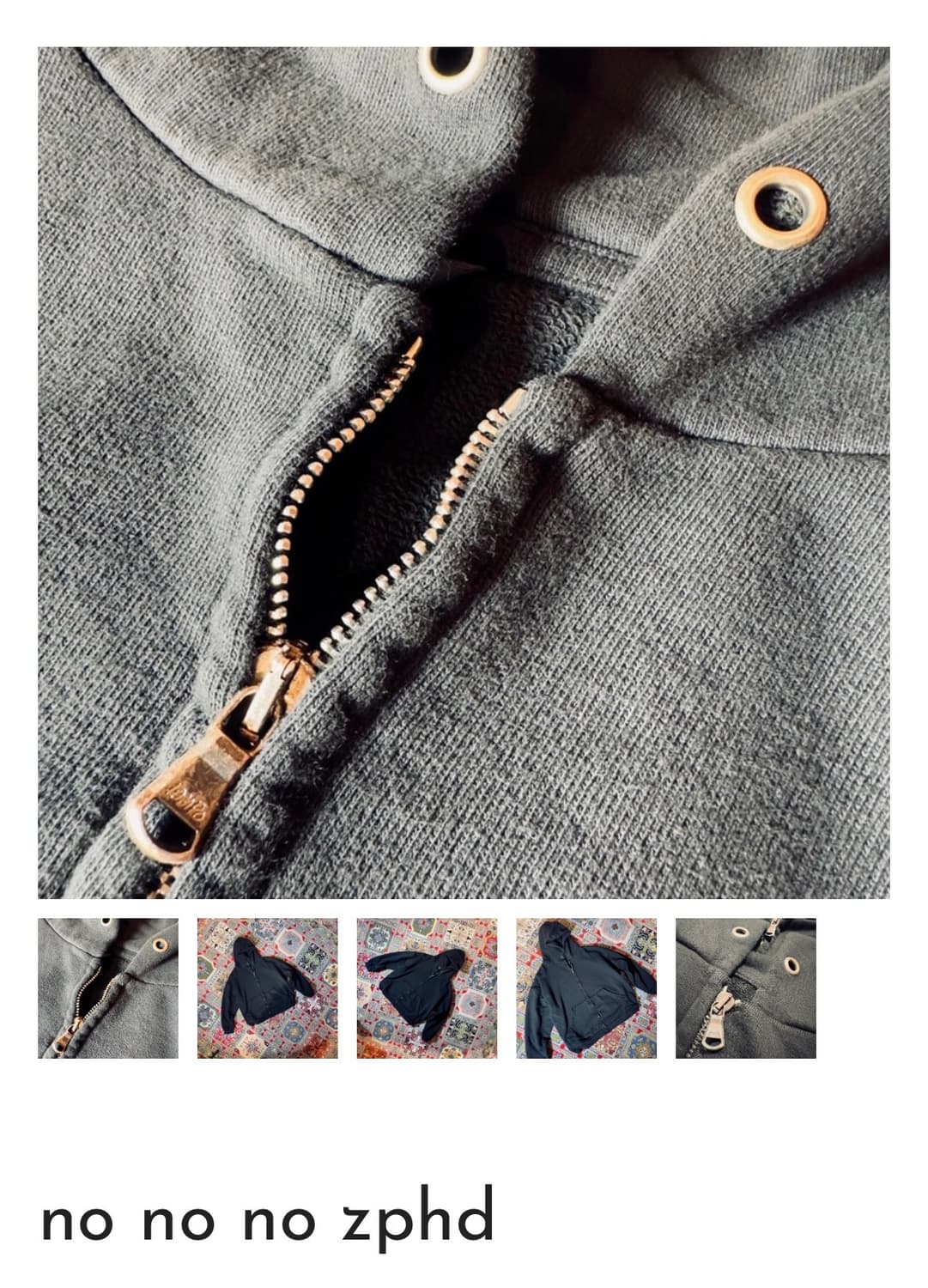 도넛리벤지 후드집업 1사이즈 상품이미지2