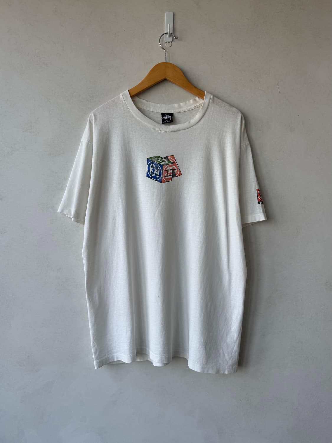 90s 스투시 Rubic Cube 티셔츠 상품이미지1