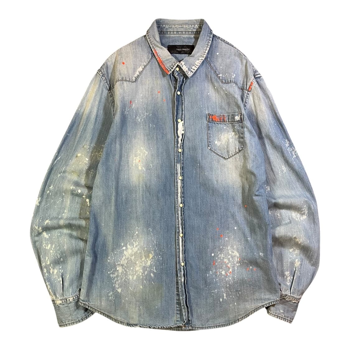 디스퀘어드2 페인팅 웨스턴셔츠 상품이미지1