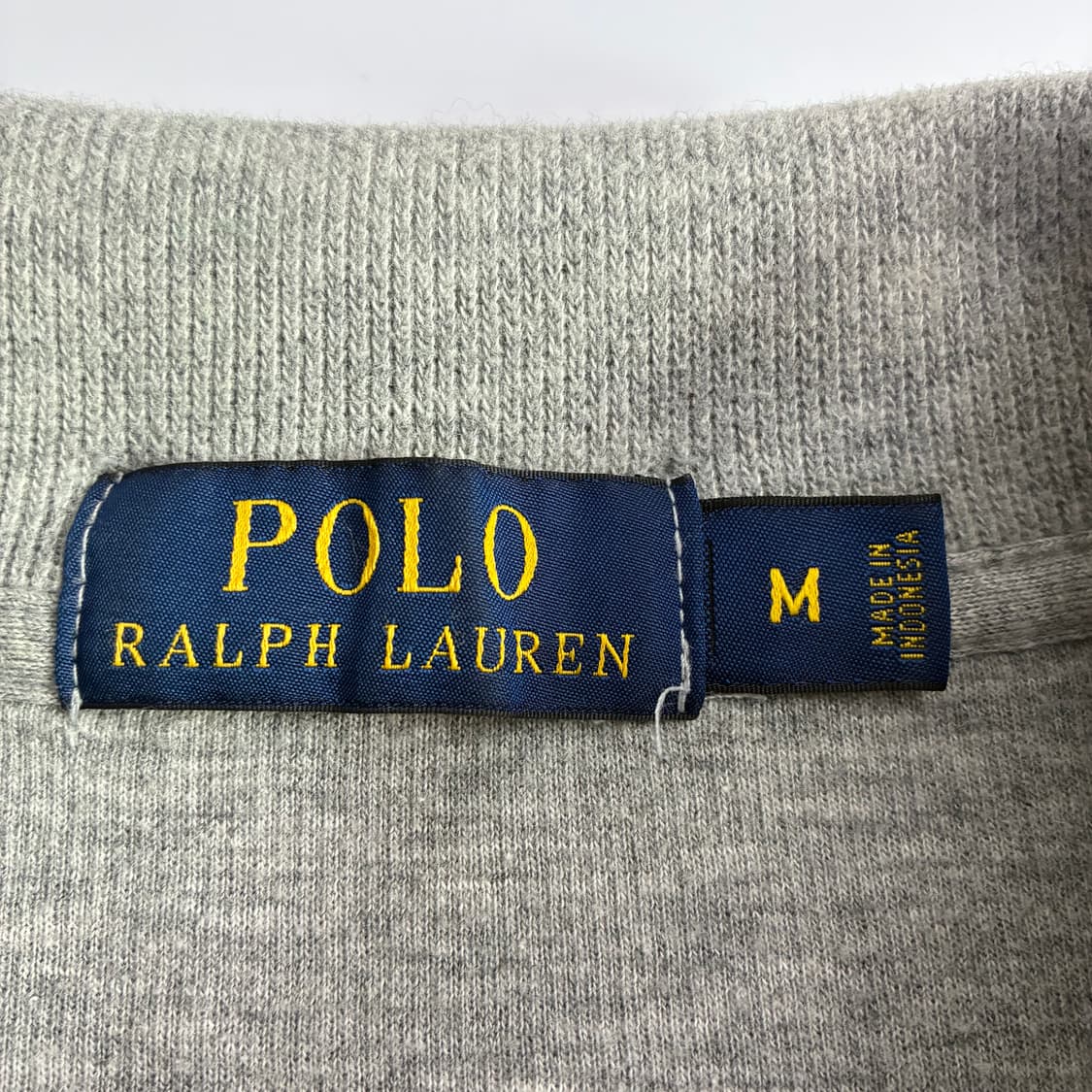Polo  폴로 랄프로렌 자수 그레이 반집업 니트 상품이미지3