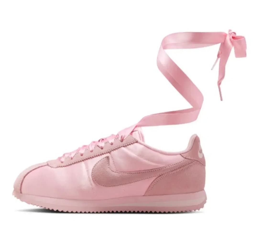 나이키우먼스코르테즈 발레코어스니커즈 베이비핑크운동화아디다스퓨마히메갸루 상품이미지3