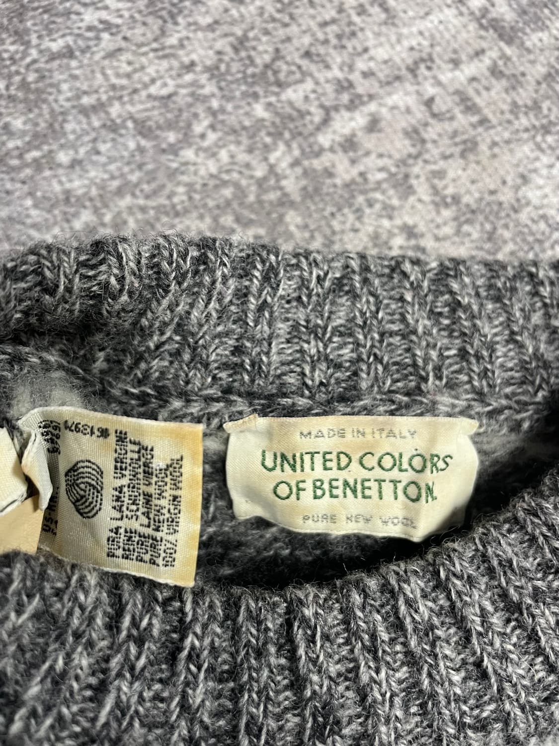 Made in italy 베네통 퓨어버진 울 스웨터 상품이미지8