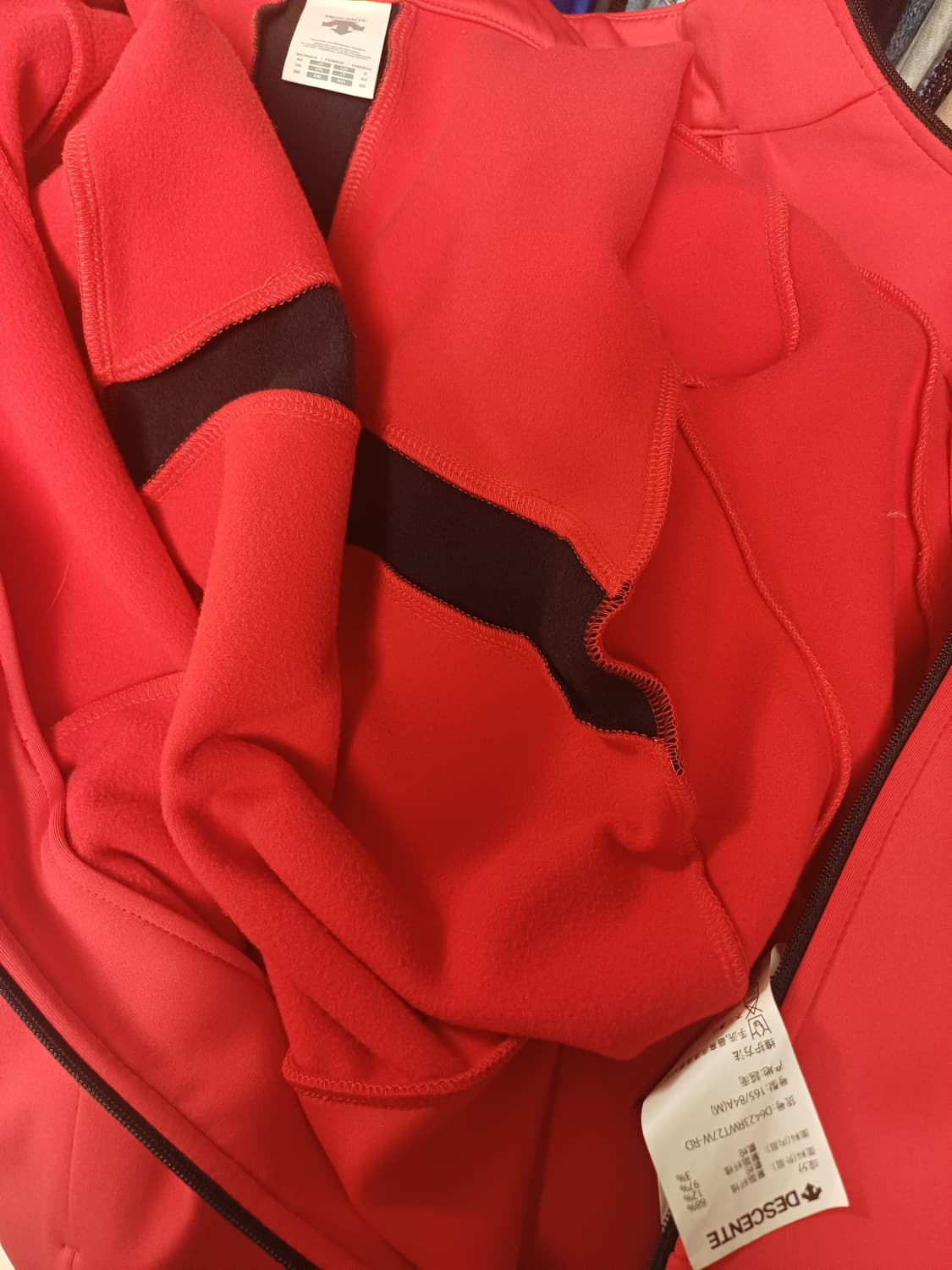 [정품] 데상트 여성용 윈터 러닝 기모 자켓 (90/M) - 상태 최상 상품이미지7