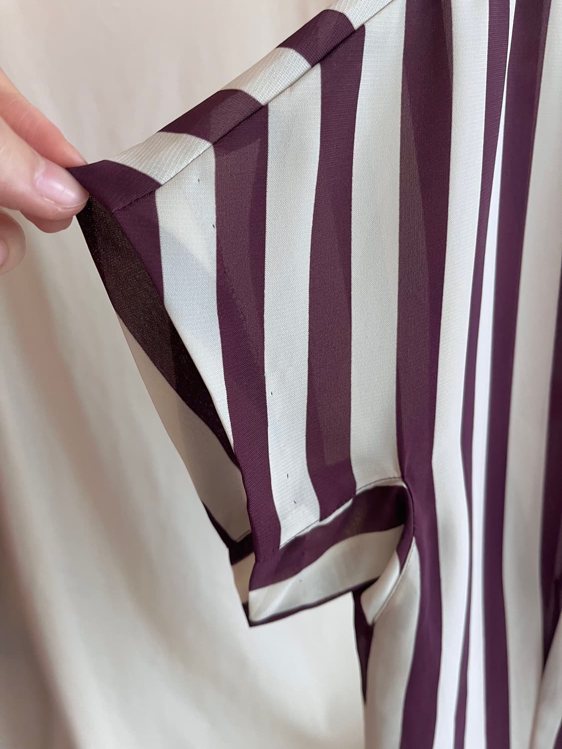 Striped Half Shirt 🍷 상품이미지7