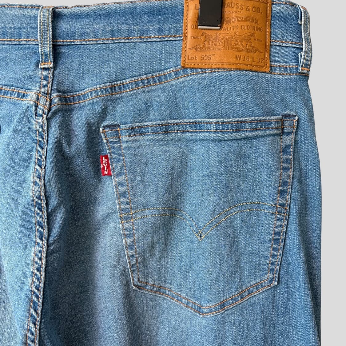 (36)리바이스505 레귤러 스트레이트 쿨진 데님 청바지 상품이미지6