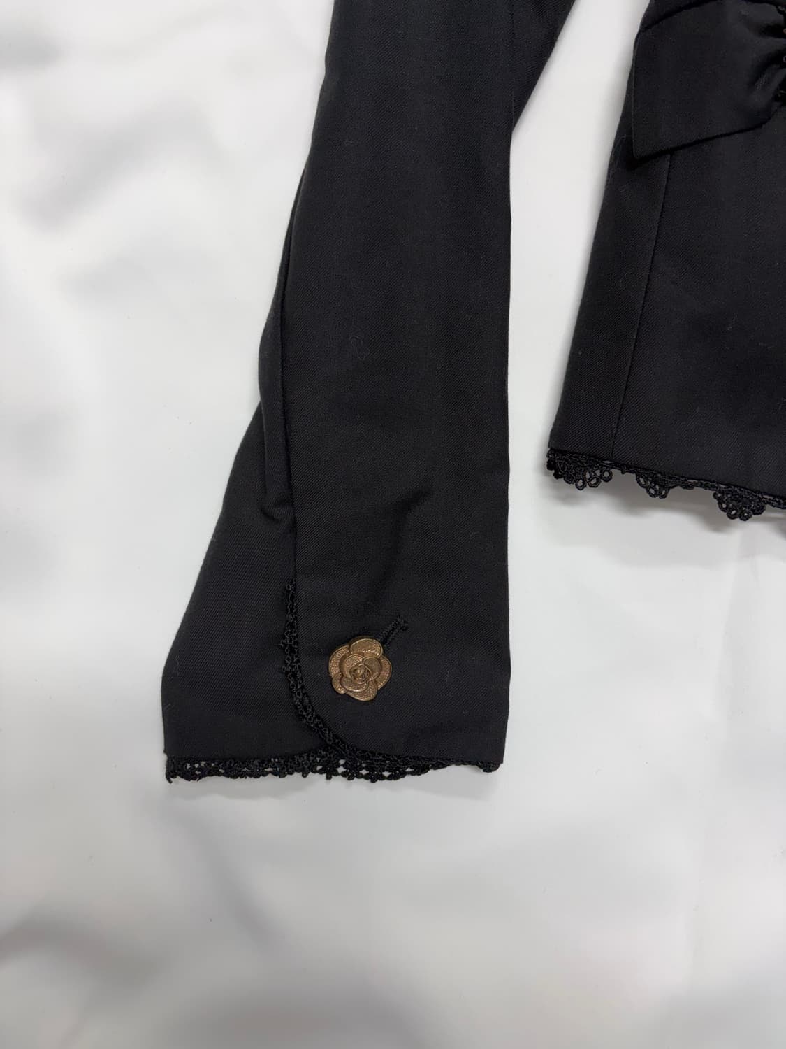 엑시즈팜 고스로리 고딕 블랙갸루 긱시크 블레이저 자켓 상품이미지8