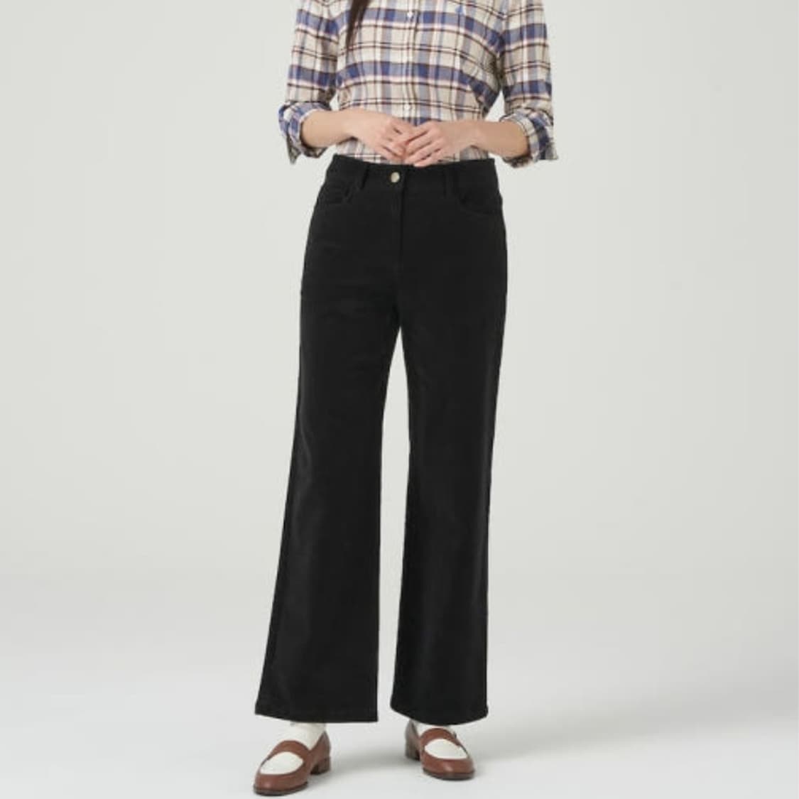 빈폴 코듀로이 와이드 팬츠 애쉬 상품이미지1