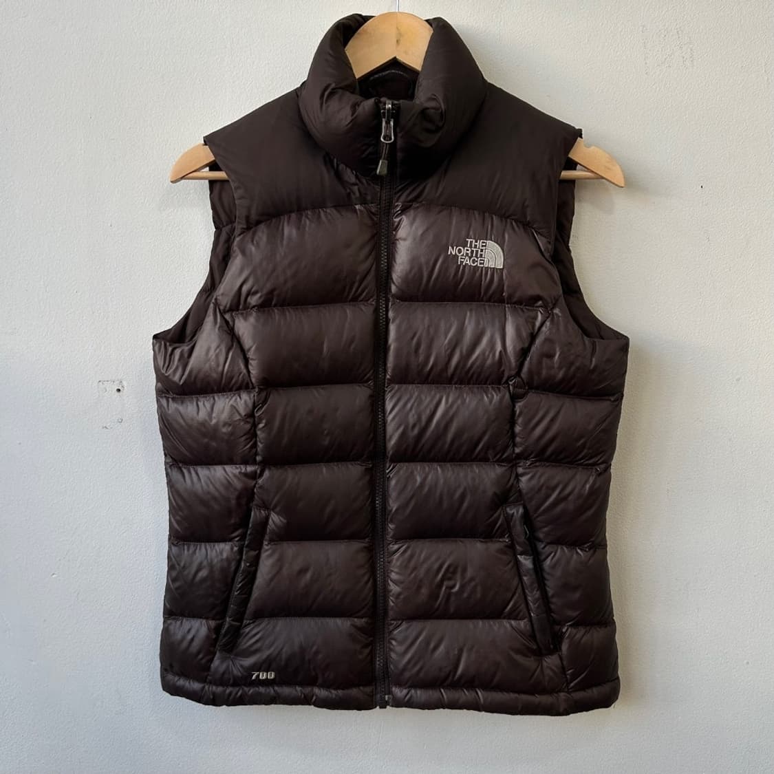 10509 - 노스페이스 700 초코브라운 패딩 조끼 상품이미지1