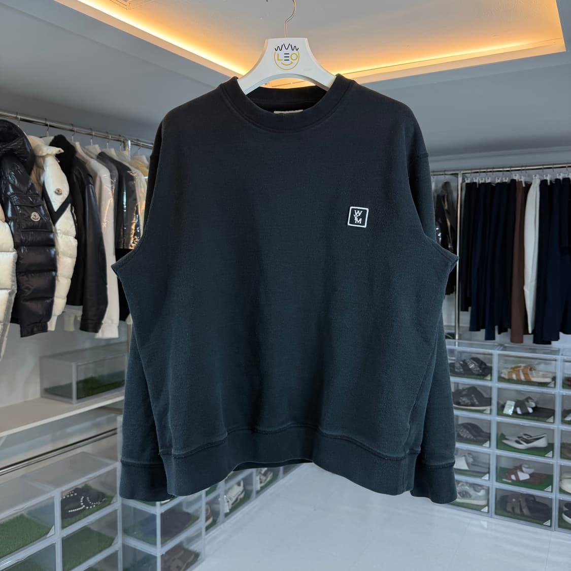 [리오브전포점] 우영미 백로고 맨투맨 상품이미지2