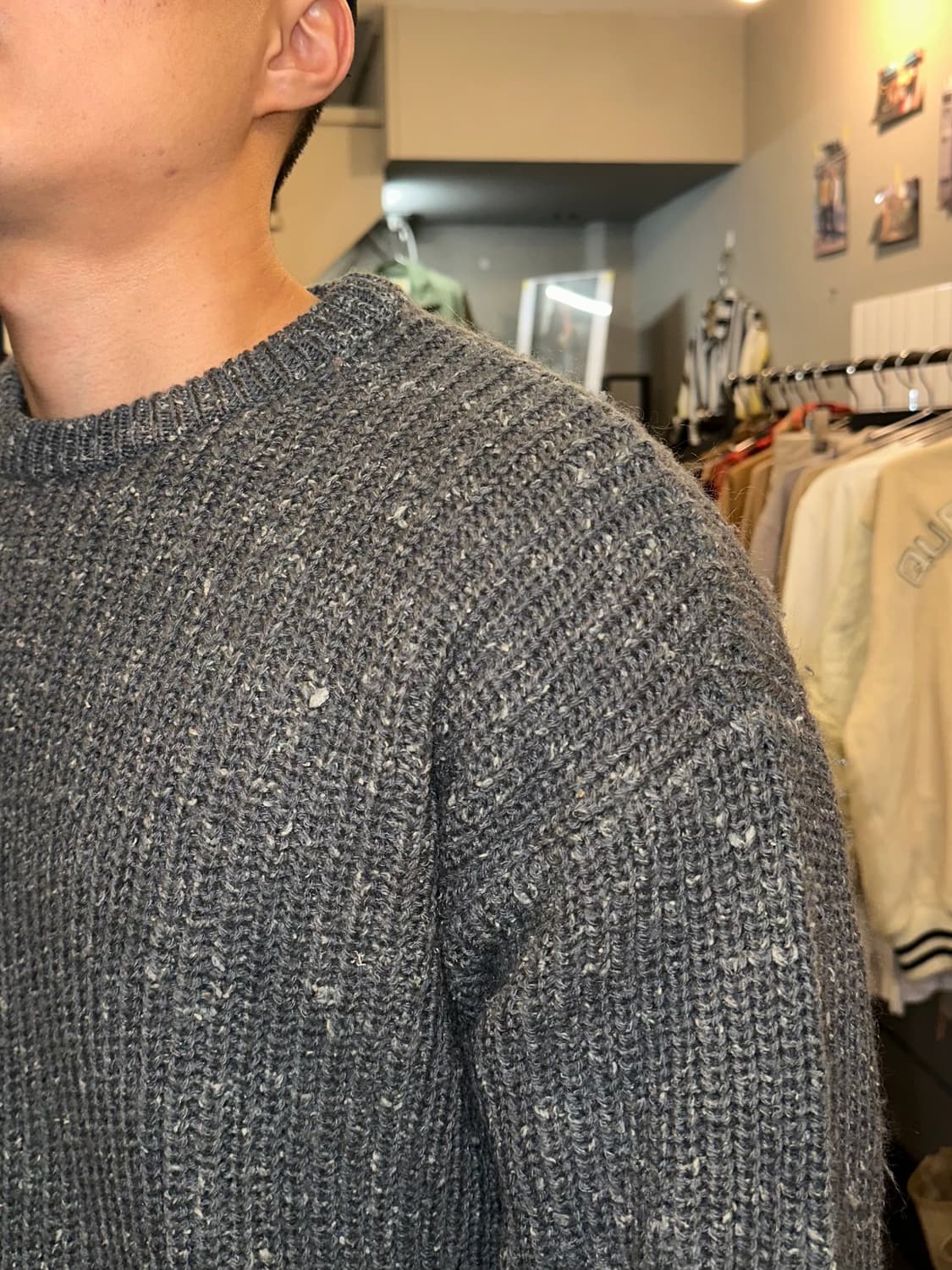 90-00’s Giorgio Armani heavy wool knit 상품이미지3