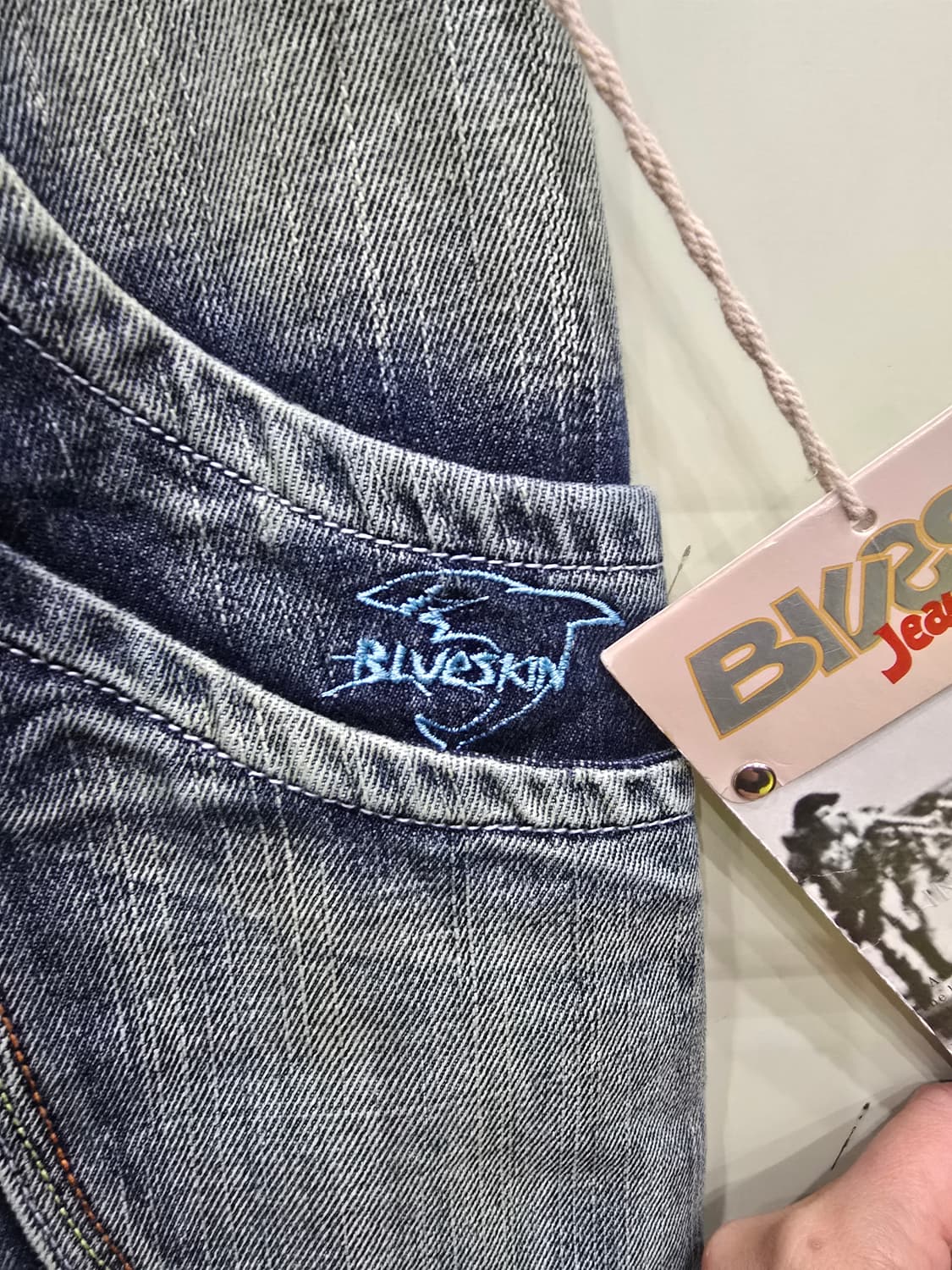 BLUESKIN Y2K 워크웨어 데님 팬츠 남녀공용 상품이미지7