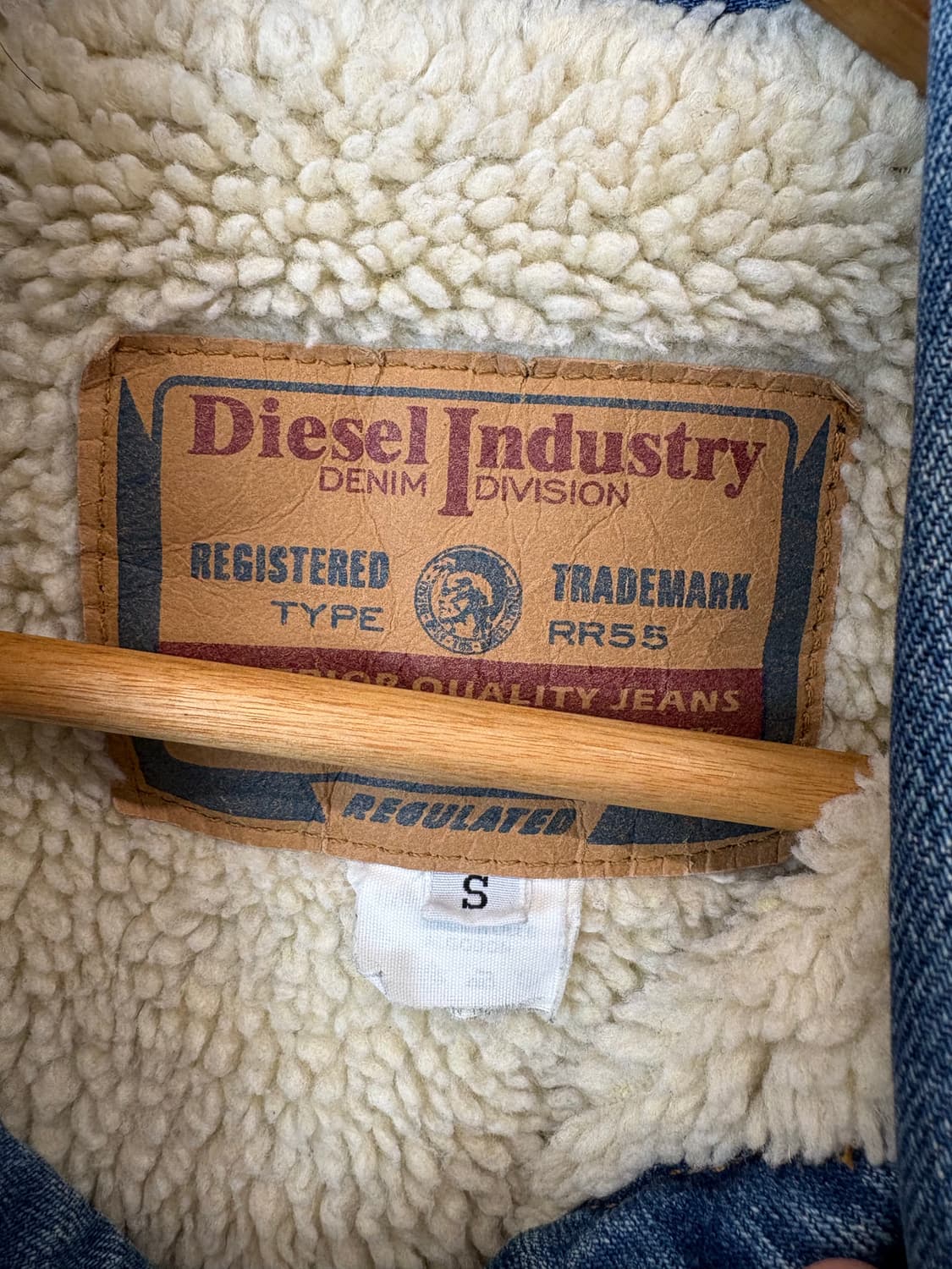 디젤 빈티지 데님 쉐르파 자켓 상품이미지8
