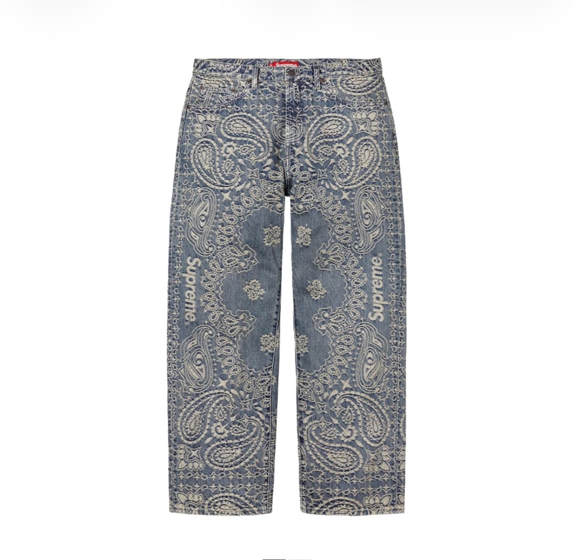 슈프림 반다나 배기진 상품이미지1