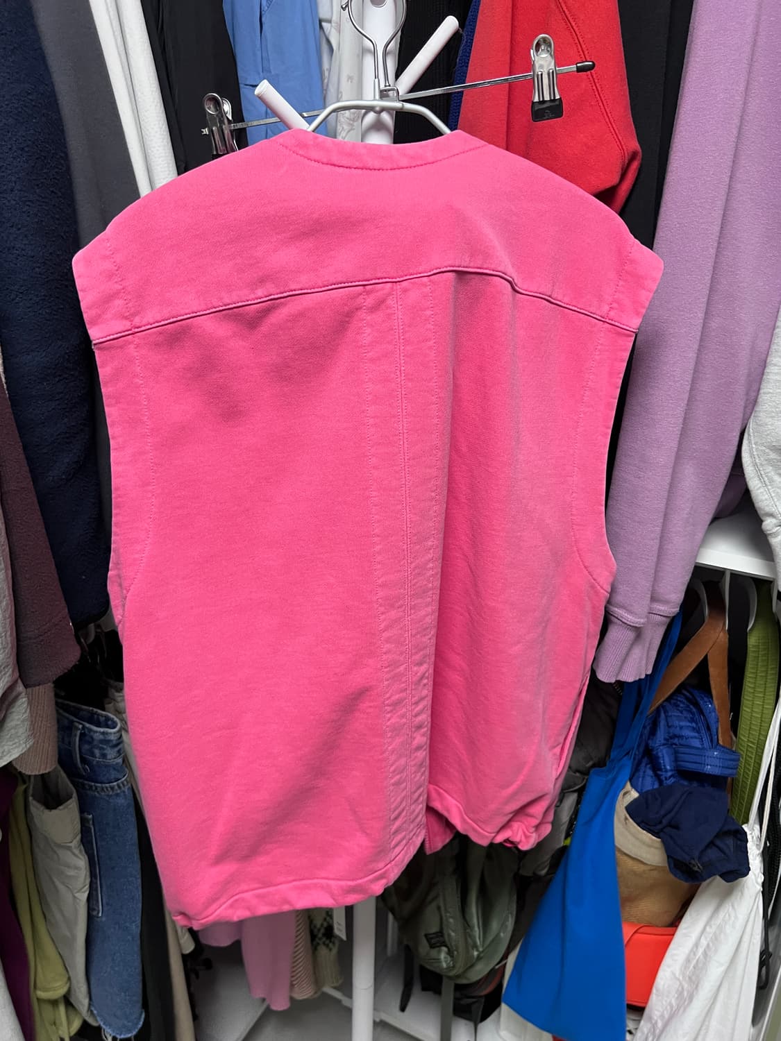 EE pink vest M 상품이미지5