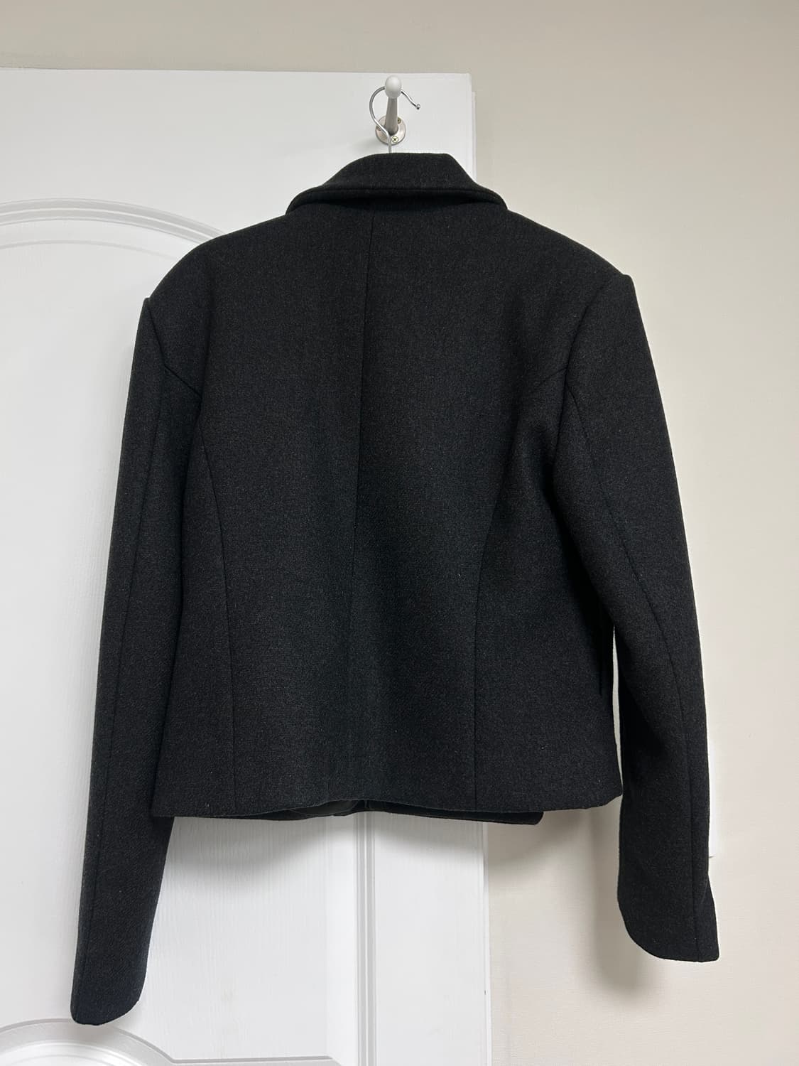 언발 단추 울자켓 상품이미지2