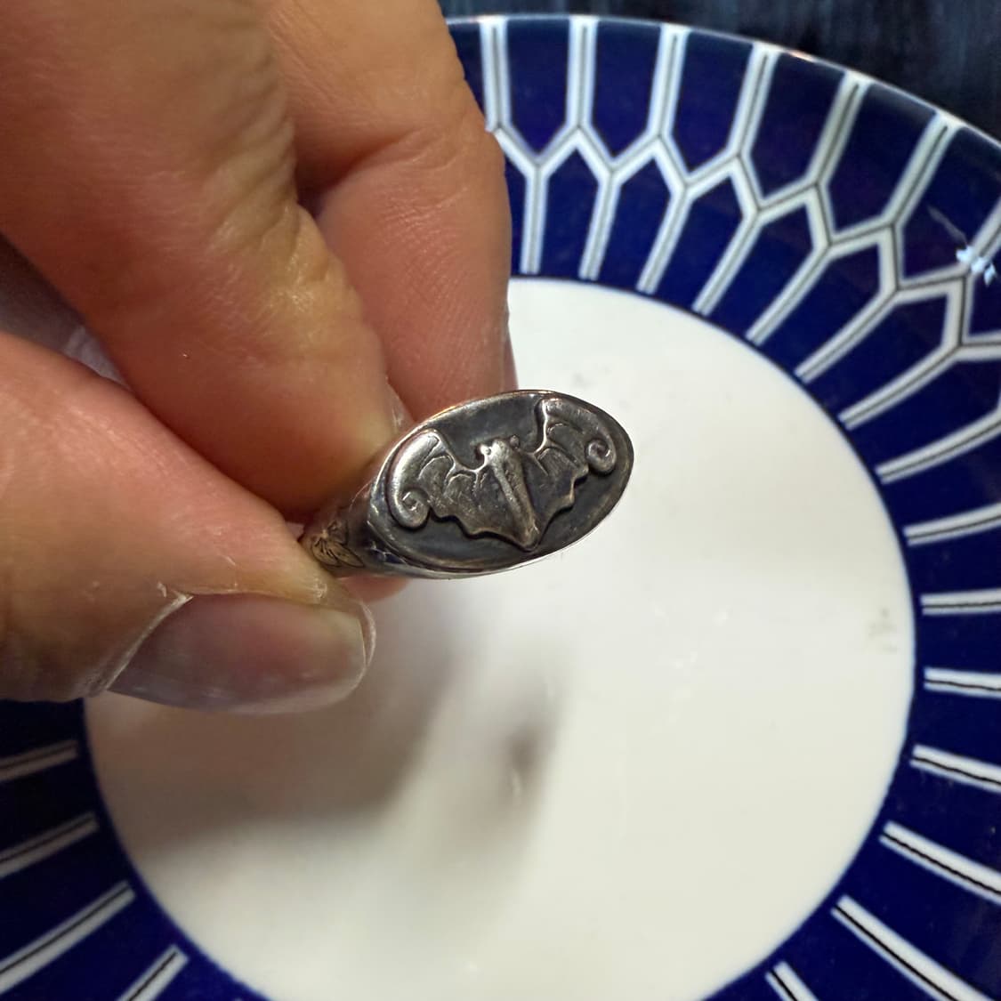 빈스가레지 x ATSA 박쥐패턴 링 상품이미지3