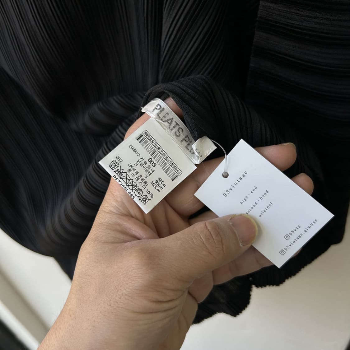 16624 - 플리츠 플리즈 하이넥 탑 상품이미지3