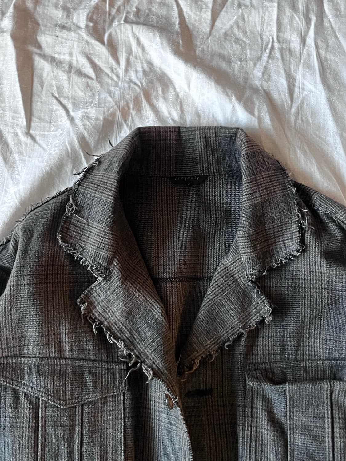 Vintage Grunge Cotton Blazer 상품이미지3