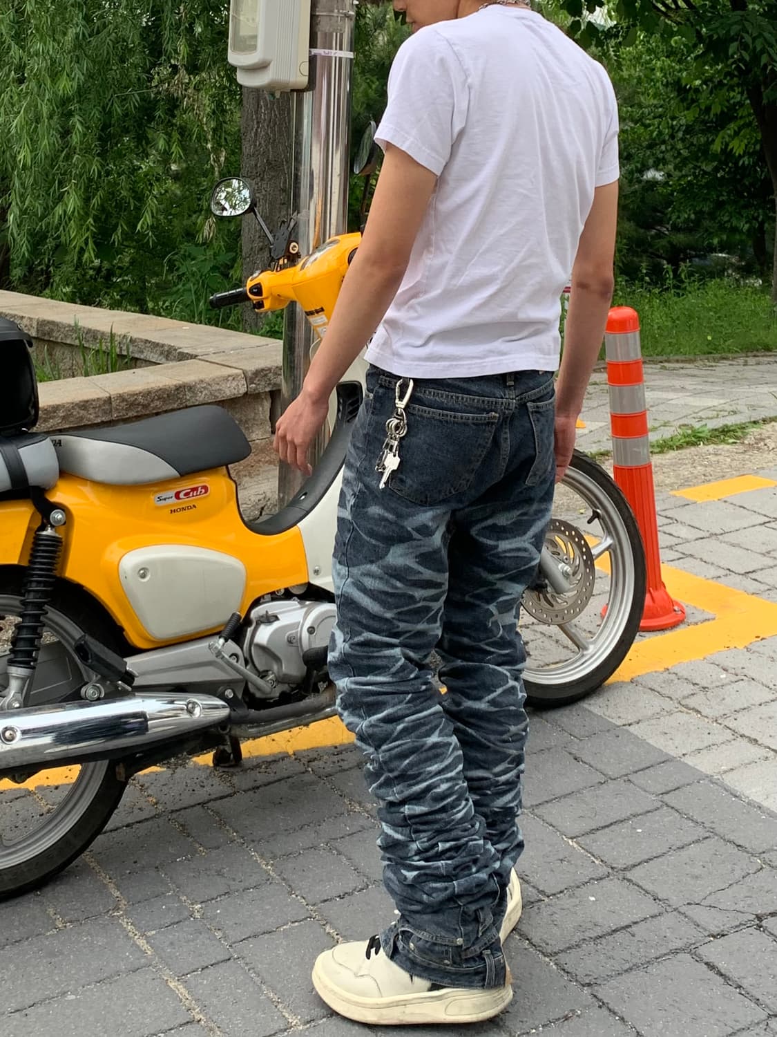 써저리 윤슬 더블진 블루 S 상품이미지2