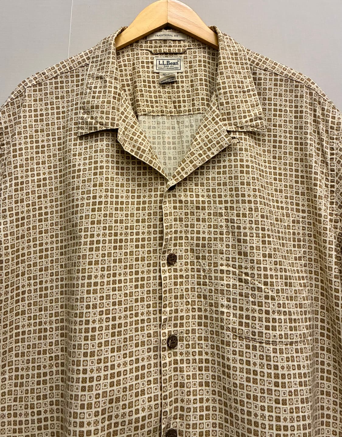 (XL/110)L.L.Bean 엘엘빈 빈티지 하와이안 오픈카라 반팔셔츠 상품이미지3