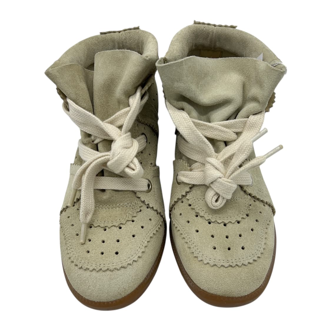 245 W 이자벨 마랑 바비 스웨이드 웨지 스니커즈 (EU38) 상품이미지4