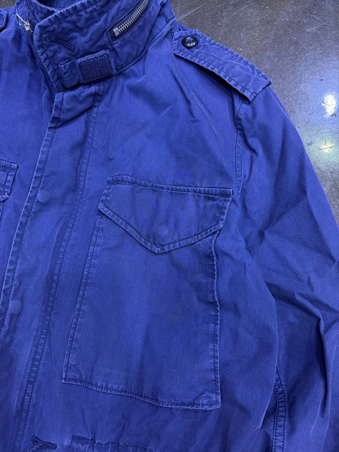 데님앤서플라이 필드 야상자켓 M65 성조기 네이비 M 상품이미지4