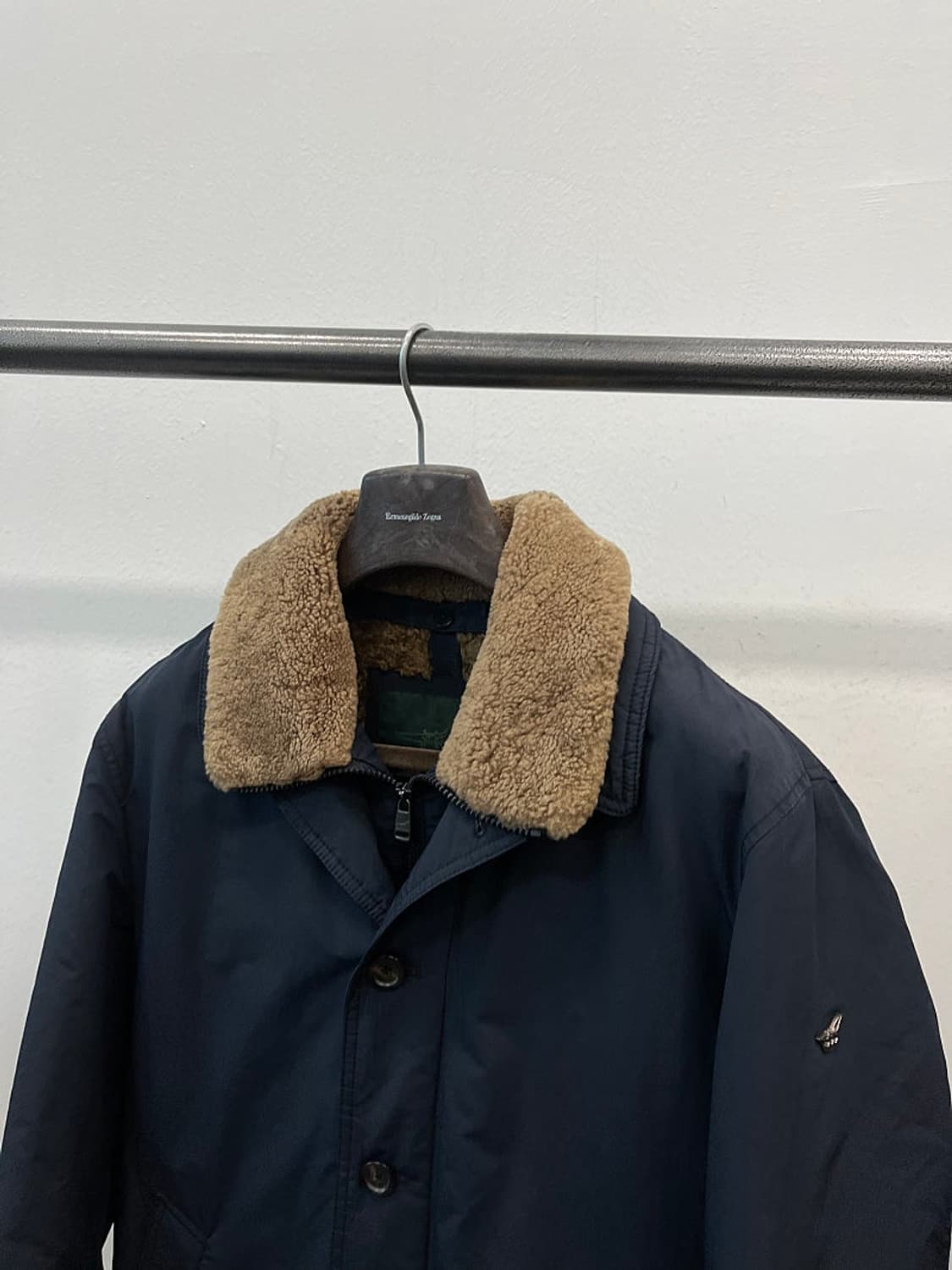 105) 헨리코튼 양털 구스 파일럿코트  상품이미지3