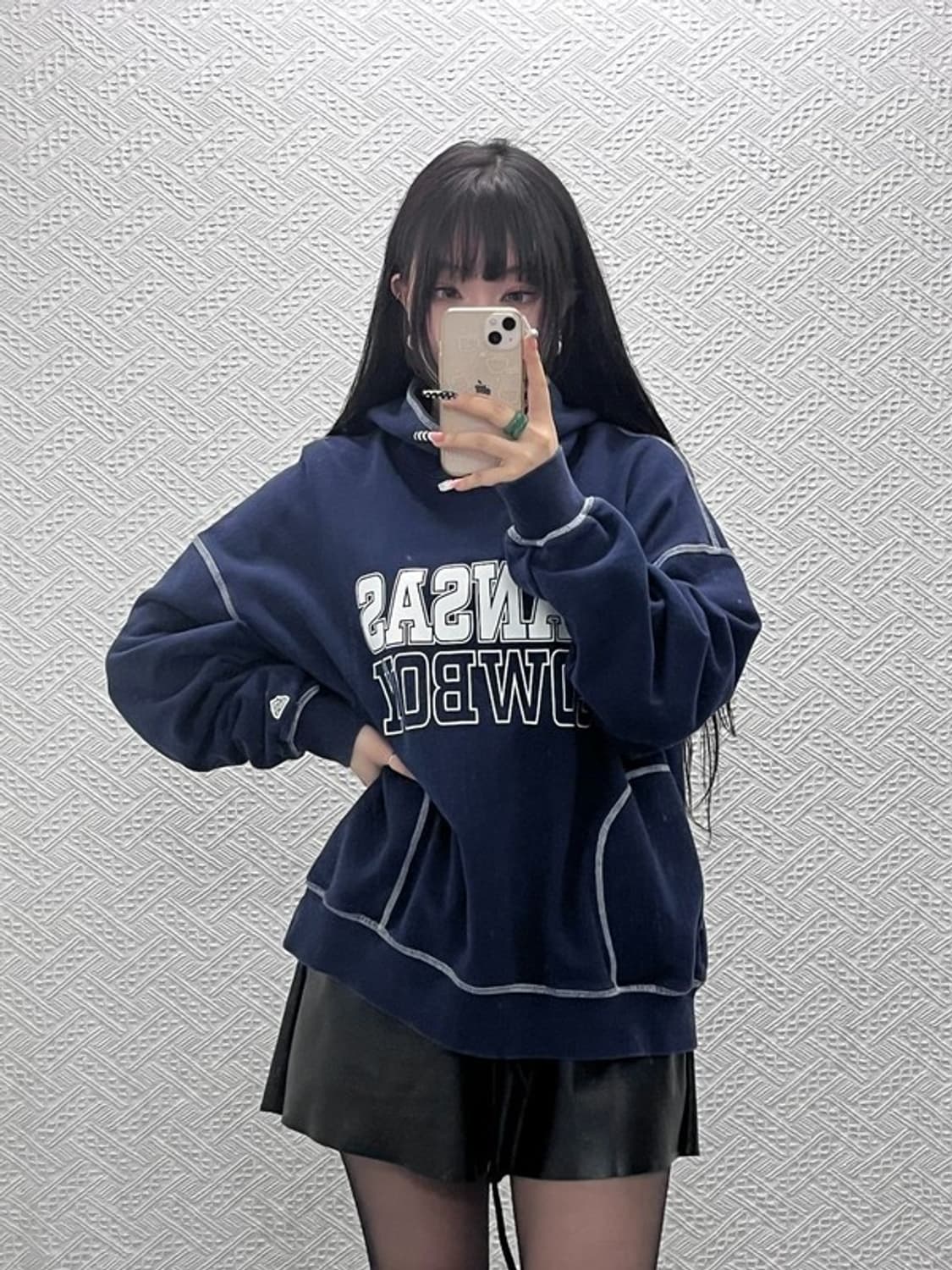 LEE 리 빈티지 스티치 컨트리 캔자스 타이포 후드티 L C10514 상품이미지2