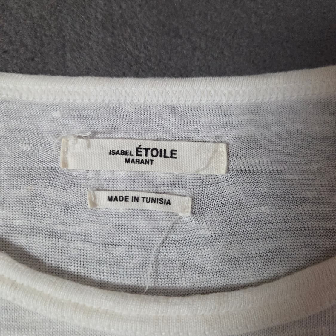 이자벨마랑 콜디 로고 린넨 반팔 티셔츠 남성 L 상품이미지6