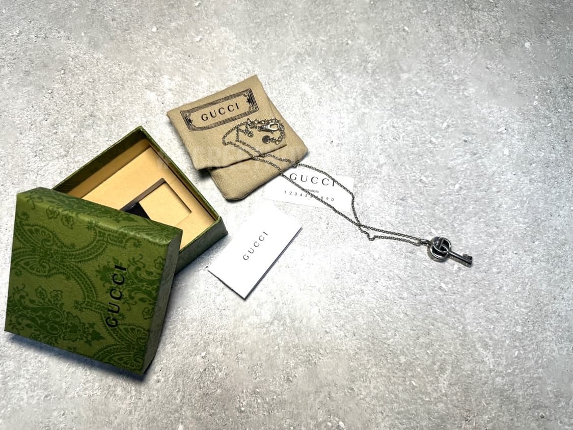 구찌 더블 키 목걸이 풀박스 무료배송 상품이미지1